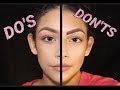 Detailed Do&#39;s &amp; Don&#39;ts of Makeup