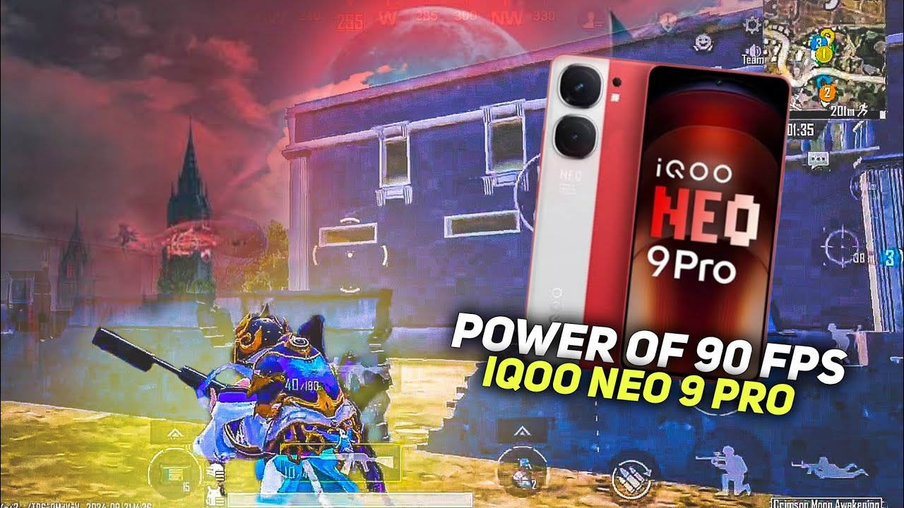 BGMI 90 FPS GAMEPLAY ON IQOO NEO 9 PRO ️ - YouTube