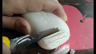 Satisfying Relaxing Video/ साबुन काटना/Sabun Kesme/ ASMR Soap Carving/ Резка сухого мыла Jonsons screenshot 1