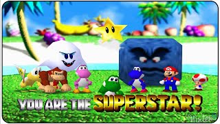 Mario Party (N64) Yoshi's Tropical Island (Complete Playthrough)