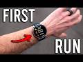 Amazfit Active 3 Premium First Run / Unboxing! (Best Value Running Watch?)