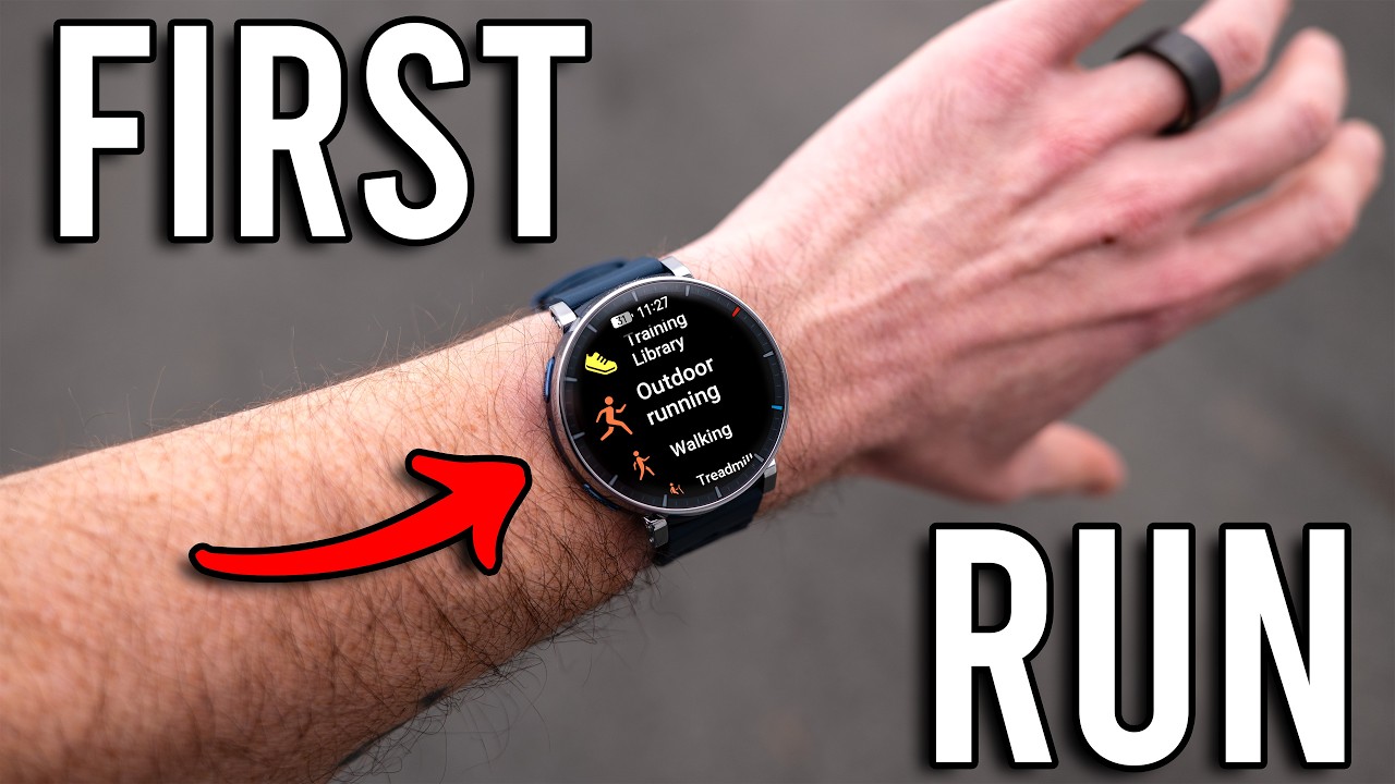 Amazfit Active 3 Premium First Run / Unboxing! (Best Value Running 