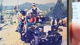 5-18시민군이 탈취 광주 누빈 20사단장 지프 사진 발견  20th Div. CG&#39;s Jeep  carrying militias in Kwangju