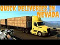 QUICK SHORT TRIPS DELIVERIES IN NEVADA # Episode 105 w/ AMERICAN TRUCK SIMULATOR