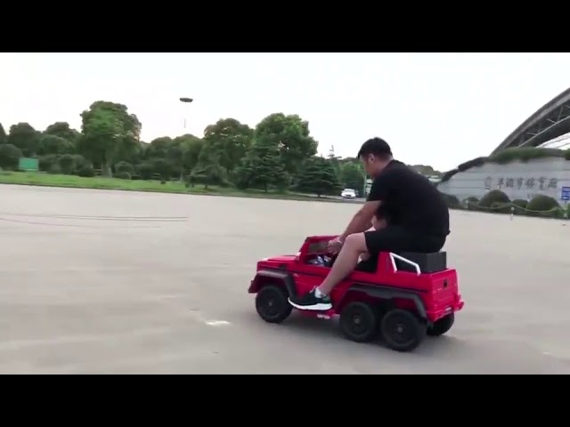 Mercedes G63 6x6 Kinderauto 12V + 2.4G Afstandsbediening - YouTube