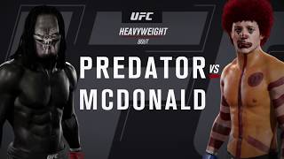 Predator vs. McDonald (EA Sports UFC 2) - Crazy UFC 👊🤪