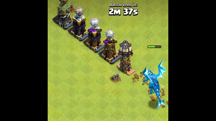 Electro Dragon Vs Level 1 To Max Hidden Teslas | Clash Of Clans