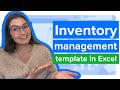 Inventory template in Excel [Automated Dashboard with Formulas]