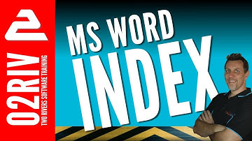 Building An Index In Word: How The Experts Do It