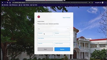 How to register on the parent portal