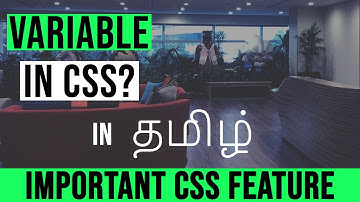 Learn CSS variables in Tamil -  CSS themes - | தமிழ் - CSS interview question