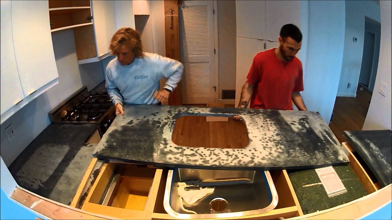 Mariana Soapstone Countertop Installation Ocean Grove Nj Youtube