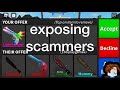 Exposing Roblox scammers in mm2 (roblox)