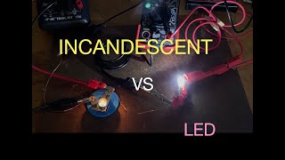 LED vs. Incandescent bulb power