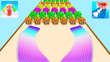 Sandwich Runner, ASMR, New Video GamePlay Walkthrough 888 levels, sword cut run