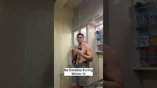 No Creatine During Winter 🥶 #fitness #gym #bodybuilding #creatine #corefitlab