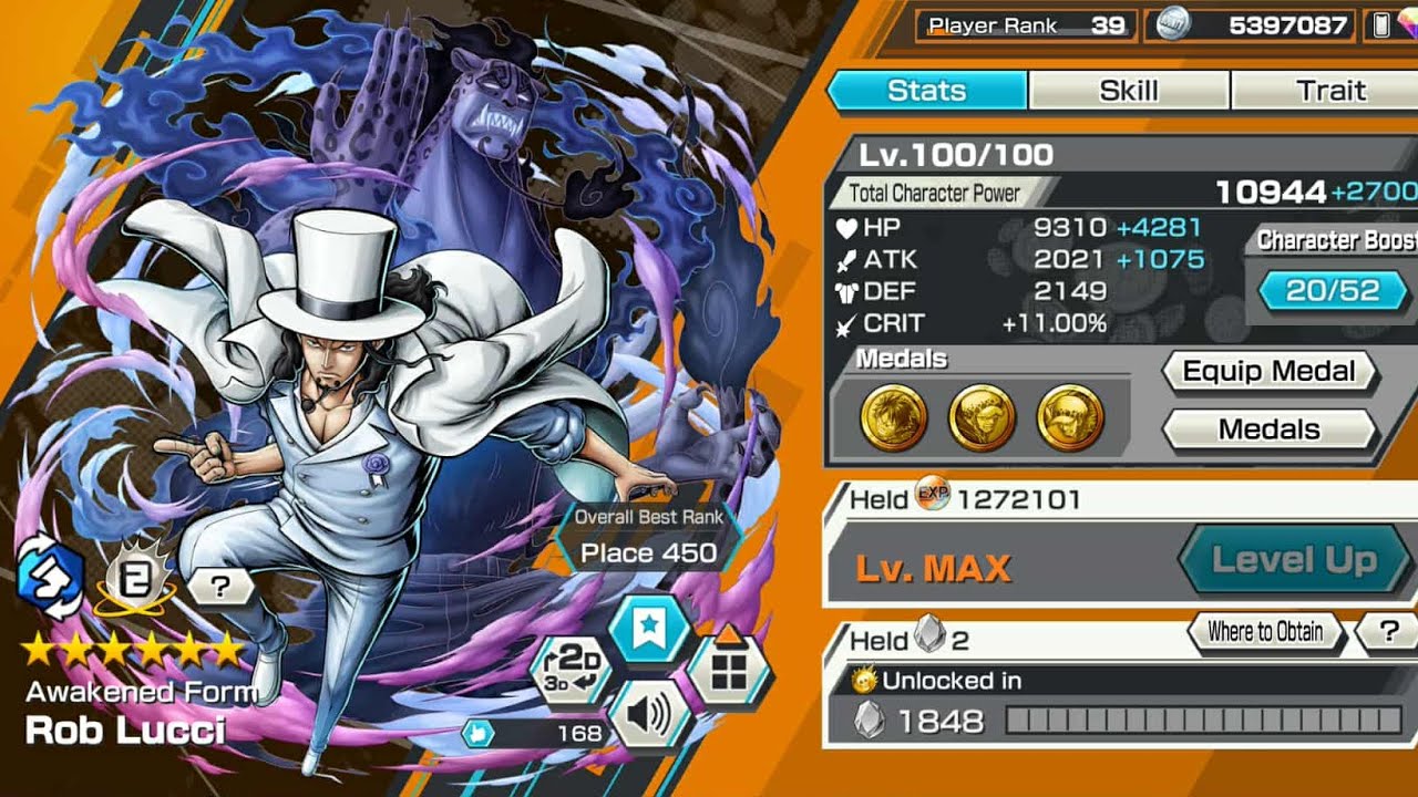 One piece bounty rush (Rob Lucci)