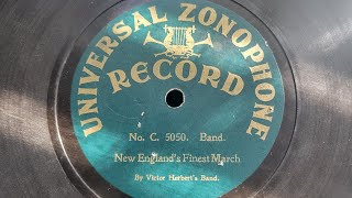 1902-03(no patent stamp) New England's Finest March  Victor Herbert's former band-22nd Regiment Band