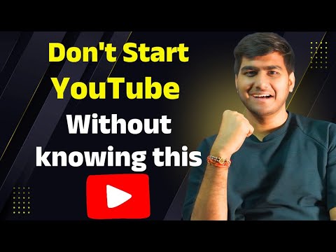Don't Start YouTube Without Knowing This🙏🏻 - YouTube