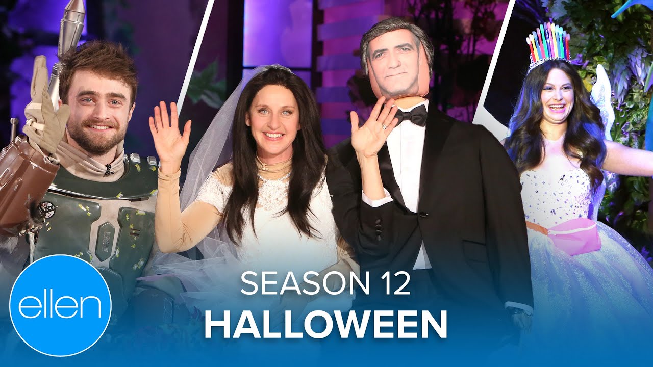 Ellen's Season 12 Halloween: Mrs. George Clooney, Daniel Radcliffe