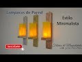 Lámparas minimalistas, hechas con unicel, DIY. Minimalist lamps, made with unicel,