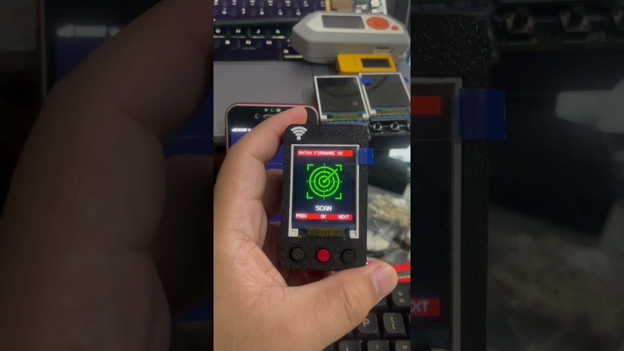 🚀 DIY WiFi Deauth DualBand (For Research!) 