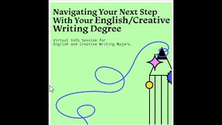 Navigating your Next Step with your English/Creative Writing Degree