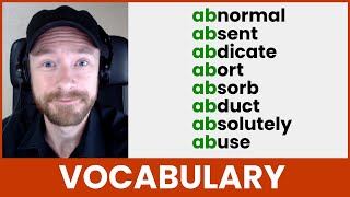AB PREFIX | Learn English Vocabulary and Pronunciation