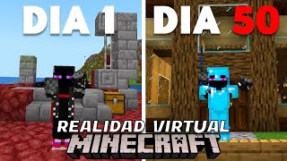 Pase 50 DÍAS encerrado en REALIDAD VIRTUAL en minecraft! by Enderkray 67,500 views 1 year ago 30 minutes