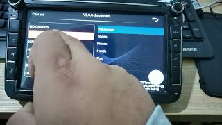 How to choose car canbus protocol on  xy auto 9211 9212 android car headunit player