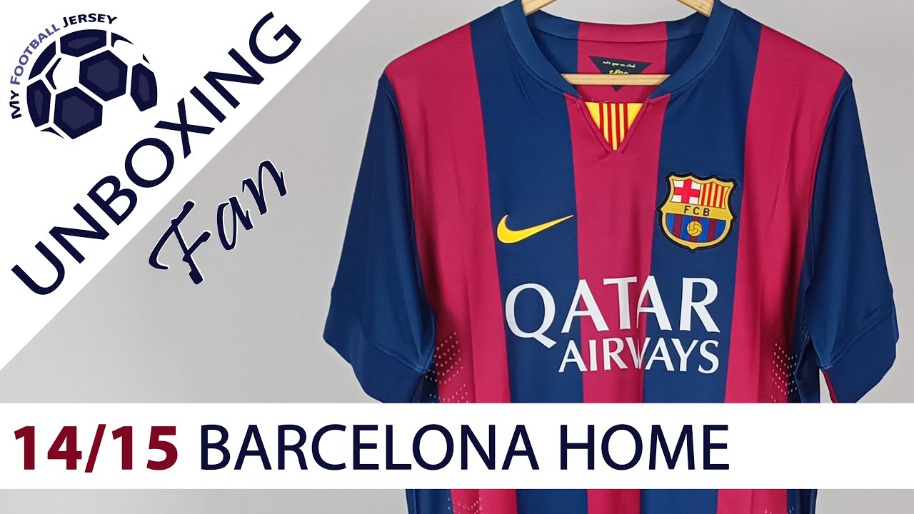 Barcelona Home Retro Jersey 14/15 Iniesta (JJSport) Fan Version