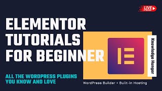 Elementor Tutorial For Beginners 2024 | Elementor Tutorial In Hindi