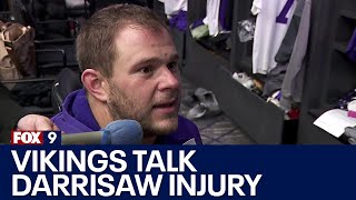 Details Vikings players react to Christian Darrisaw's season-ending knee injury Guide