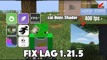 Fix Lag 1.21.5 Minecraft java [ Pojavlaucher ] Giảm lag tăng fps và cài được shader#pojavalauncher