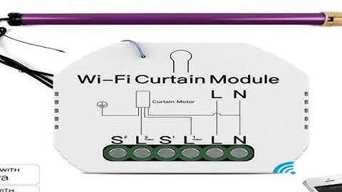 WiFi Mini Smart Curtain Switch Module Roller Blinds Shutter Motor Smart Life Tuya APP Remote Control