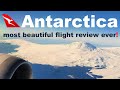 Qantas 787 over Antarctica - the most beautiful flight review ever!