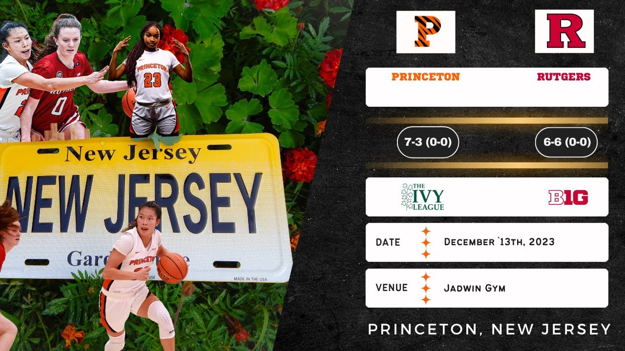 Princeton vs Rutgers | NCAA Women's Basketball | 12.13.23