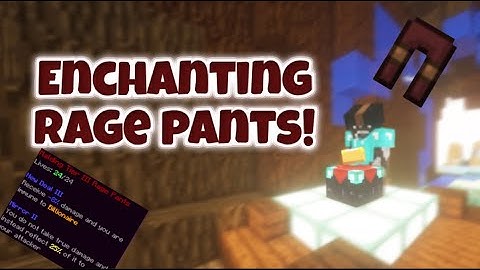 Enchanting RAGE PANTS and Getting NEW DEAL MIRROR (20pbs!!!!) | HYPIXEL PIT