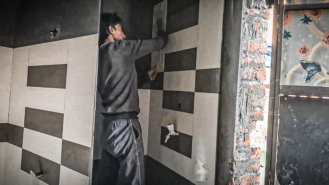 mat ki tiles bathroom design 2×4 ki tiles bathroom mein new design ...