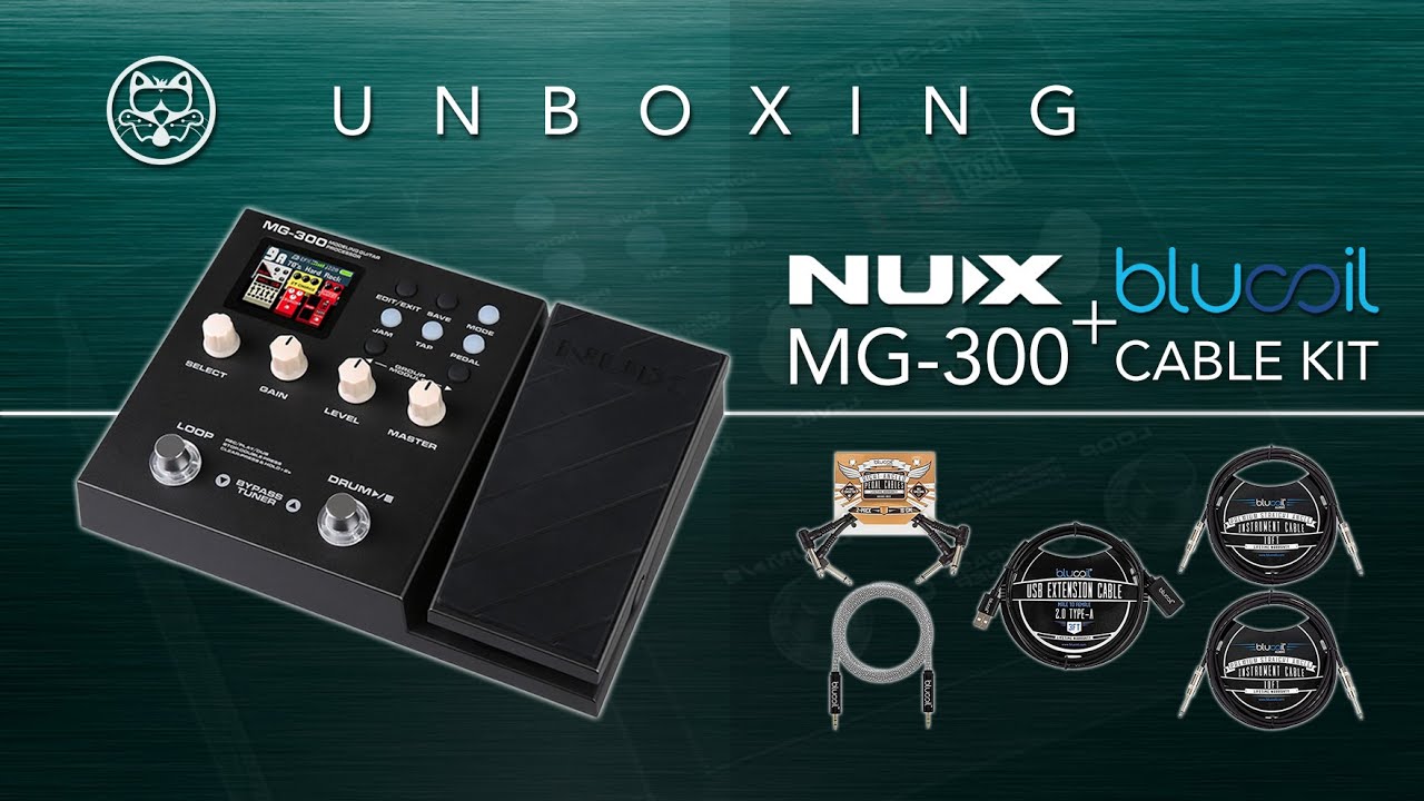 NUX MG-300 + USB micro Bケーブル MG-300 | Multi-Effects | Products | ARIA 荒井貿易株式会社