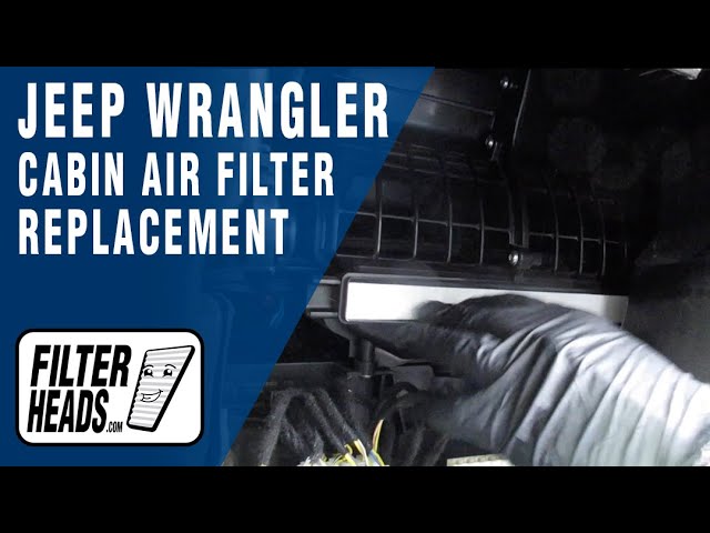 How to Replace Cabin Air Filter 2018 - 2020 Jeep Wrangler - YouTube