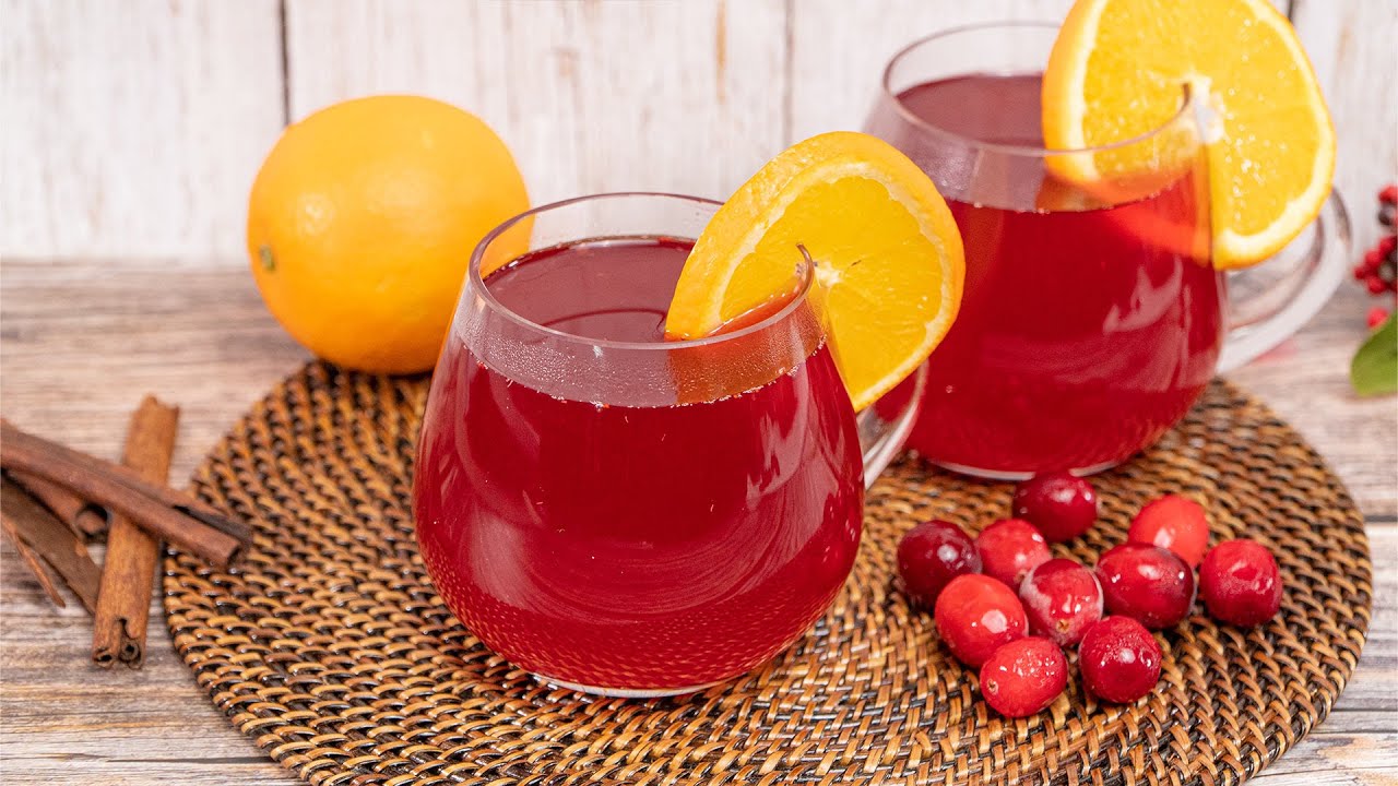 Spiced HOT CRANBERRY CITRUS DRINK | Recipes.net