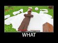 Minecraft wait what meme part 306 realistic minecraft snow animation