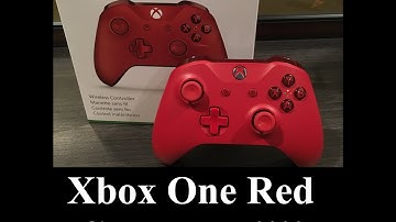 NEW! Microsoft Xbox One RED Controller!  (Unboxing and Review)