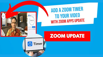ZOOM UPDATE, Add a Zoom Timer to your video  || ZOOM APPS UPDATE || On Screen Zoom Timer.