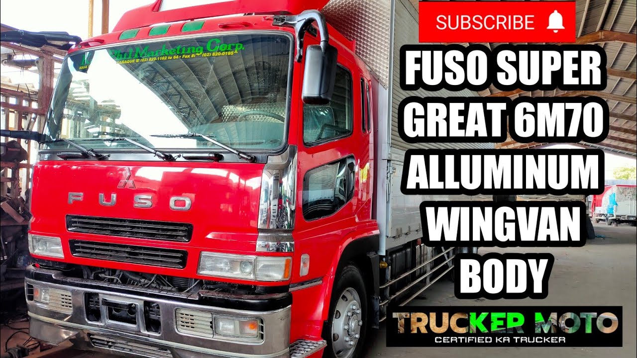 6M70 FUSO SUPER GREAT ALLUMINUM WINGVAN BODY FULLY RECONDITION - YouTube