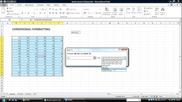 Excel Conditional Formatting 3: Highlight cell rules - Between, Equal
