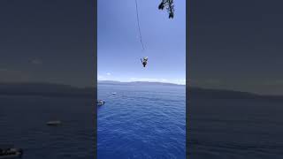 Giant 100ft Rope Swing in Lake Tahoe *Extreme*