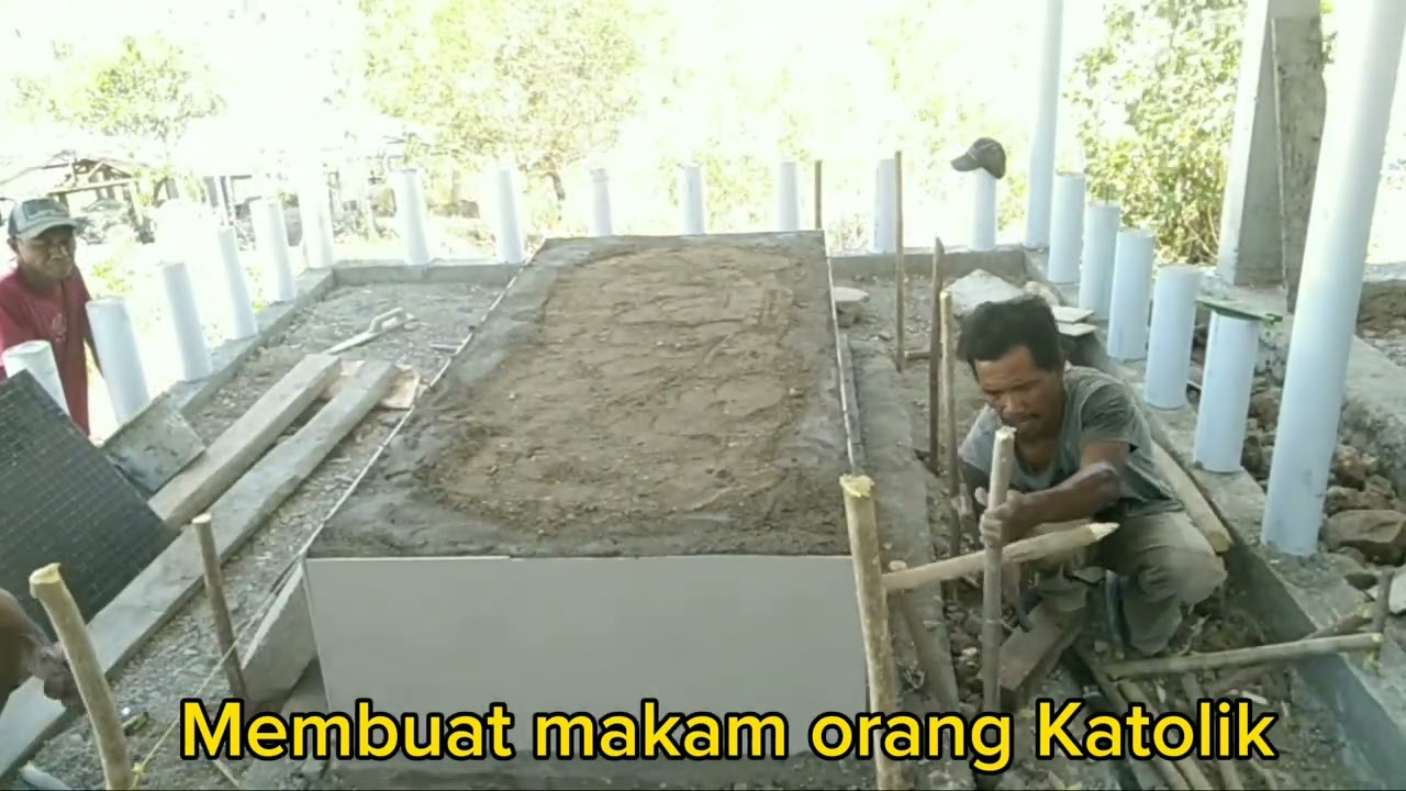 cara membuat makam dari granit makam kristen
