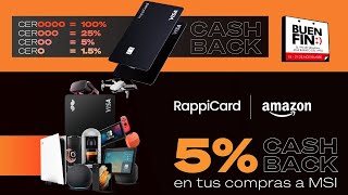 Hasta 100% de CASHBACK + 5% de Bonificación en el BUEN FIN de la tarjeta de crédito RAPPICARD